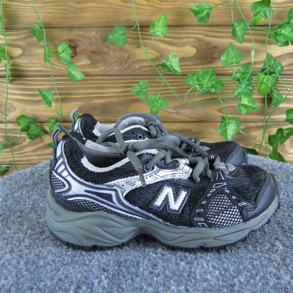 New Balance Boys Sneaker Sz T 10 461 All Terrain Shoes Black Synthetic Lace Up - Picture 3 of 6